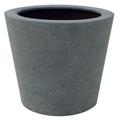Polystone conic vase D 15 Ht 13cm (JDB)