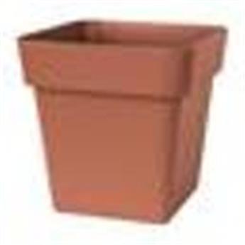 Pot carré plastic Terracotta 40/40 cm