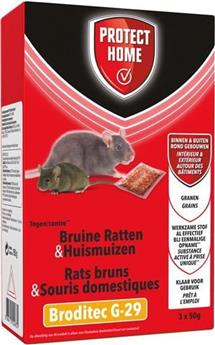 Broditec G-29 ( Grains) contre les Rats Bruns et les Souris Domestiques SBM